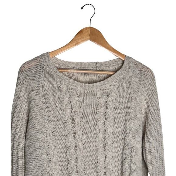 Banana Republicans Wool Blend Sweater Acrylic Oatmeal Marled Size Small - Picture 3 of 8